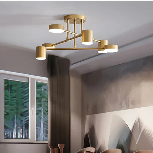 Luminária de Teto LED Triplo Design Moderno e Sofisticado