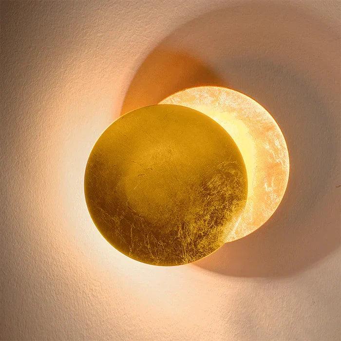 Arandela de parede Eclipse Lunar Iluminação Moderna com Efeito de Luz Sofisticado