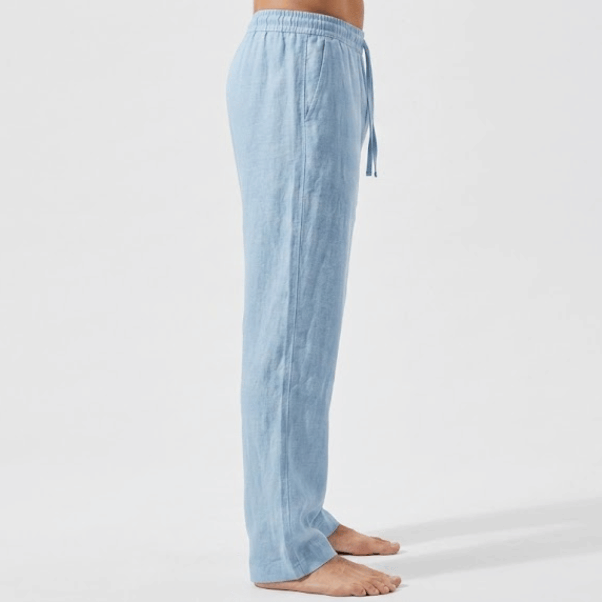 Calça de linho Masculina reta