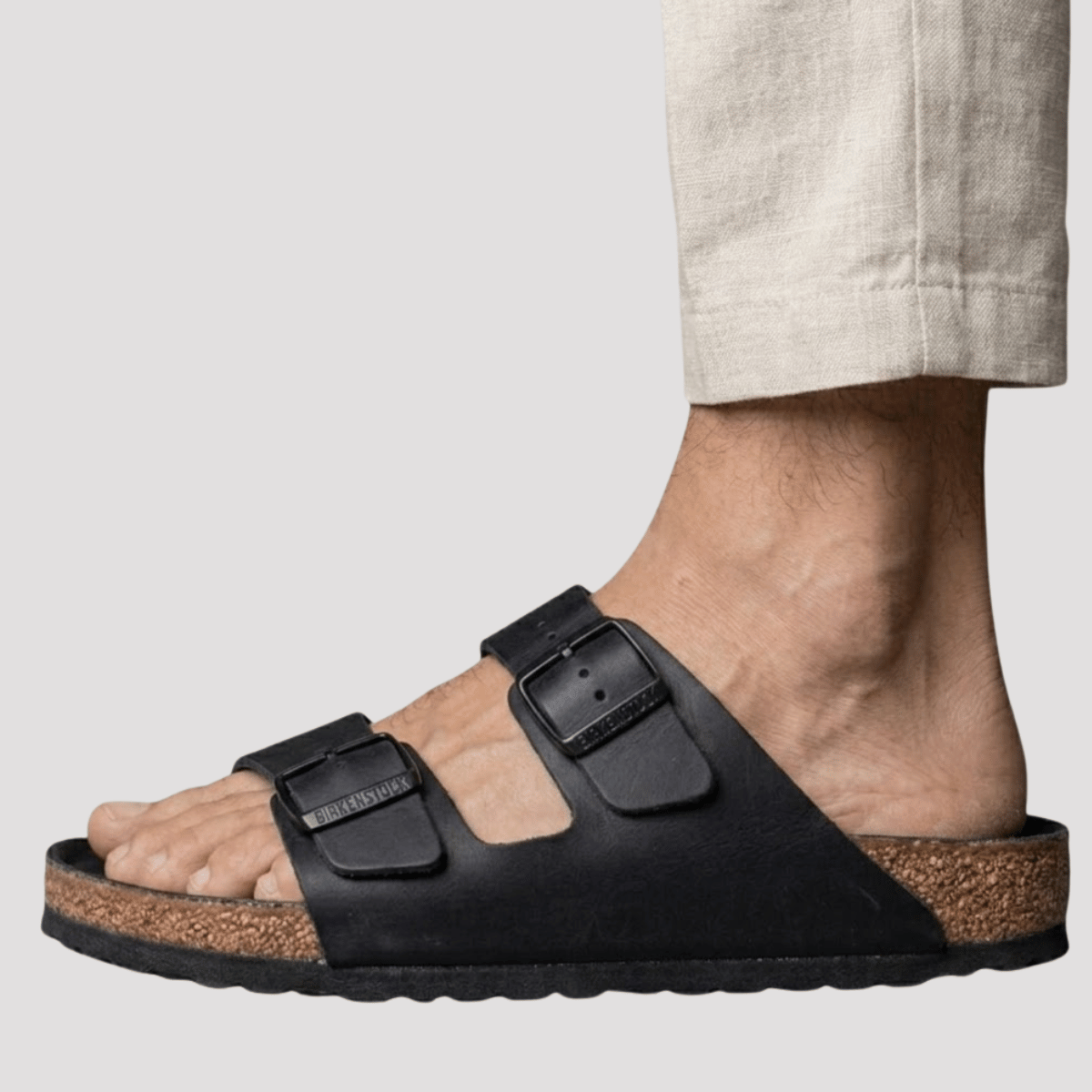 Sandália Papete Masculina Preta