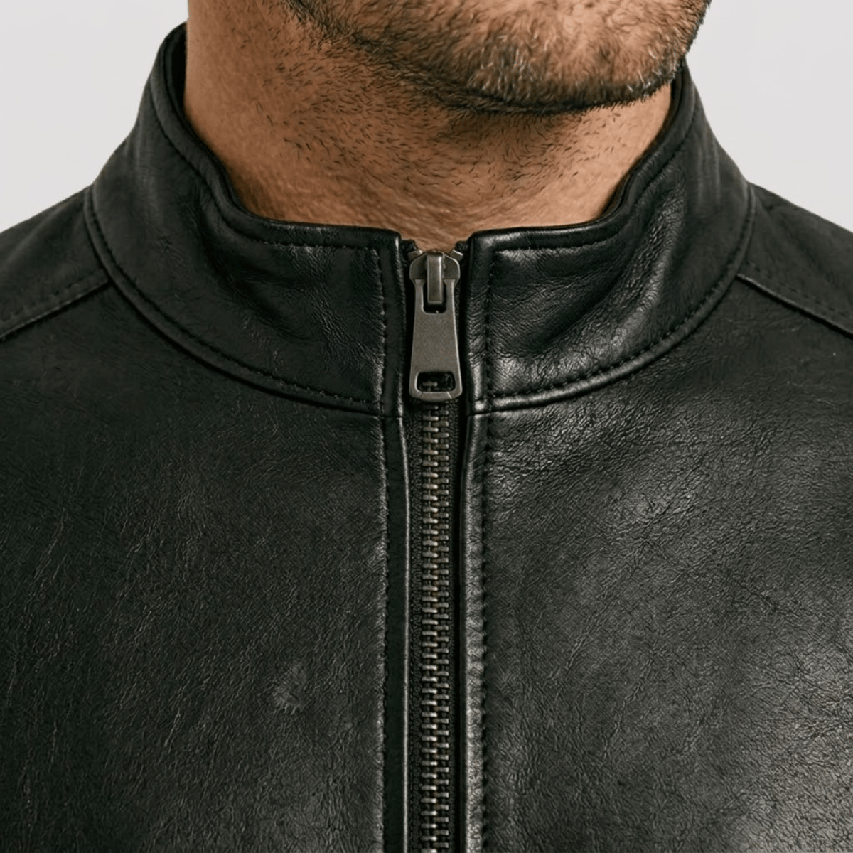 Jaqueta Masculina Motoqueiro com Zíper
