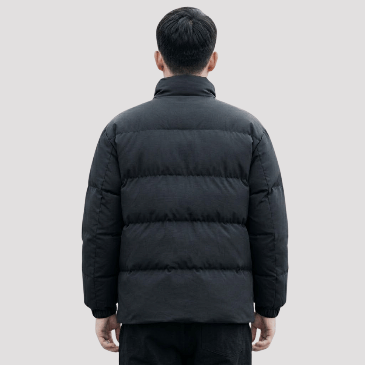 Jaqueta Masculina Puffer com Ziper