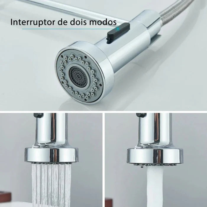 Torneira Gourmet Cozinha com Misturador Quente e Frio