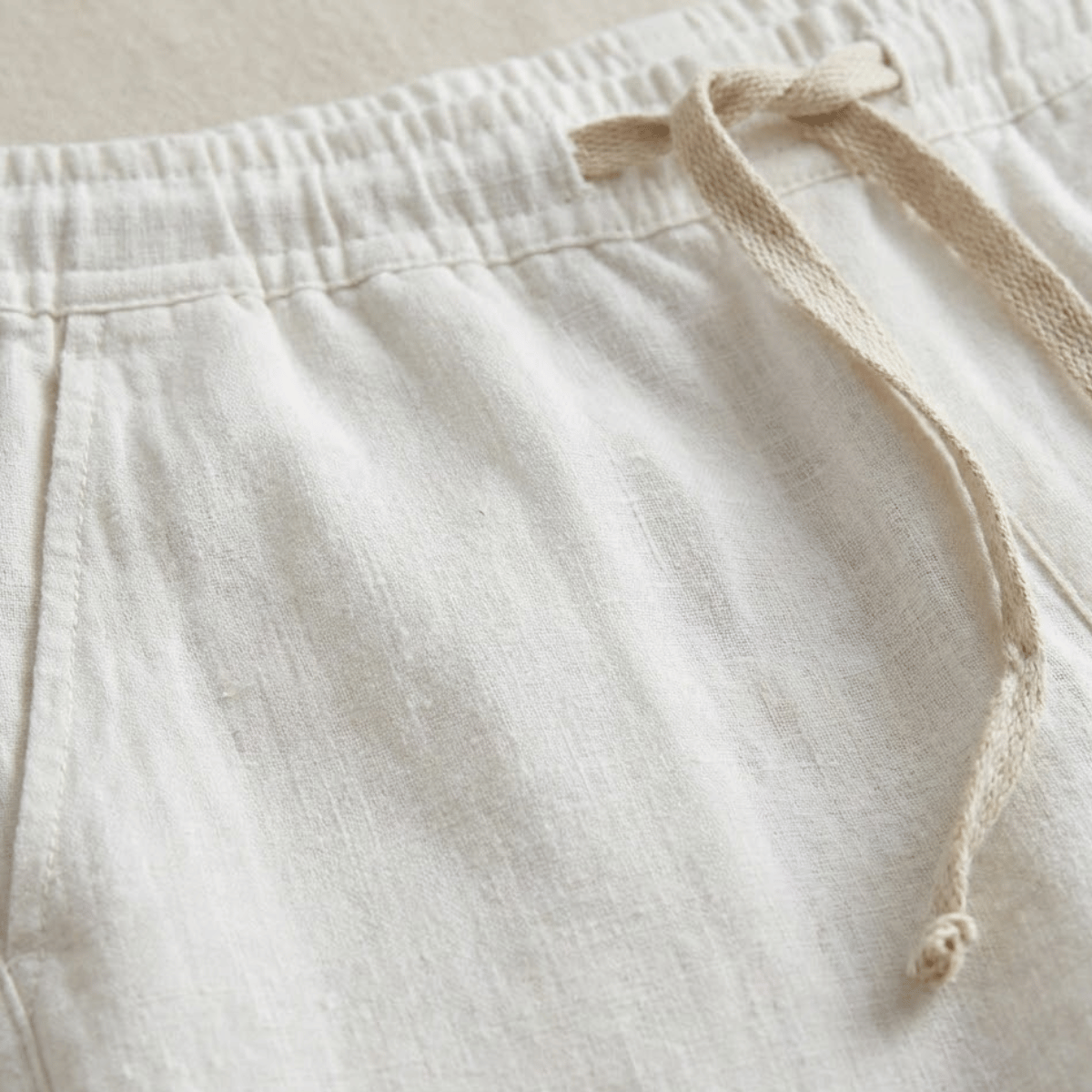 Bermuda de Linho Masculina Reta