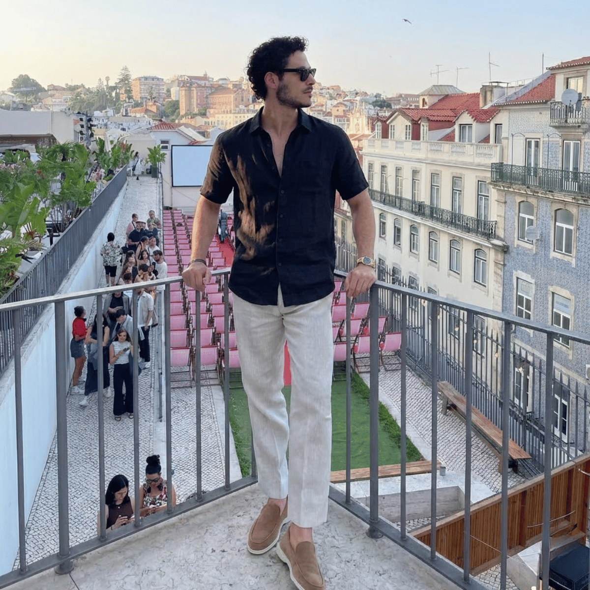 Kit 2 Camisas De Linho Lisa Masculina