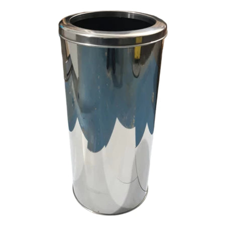 Lixeira Inox com Tampa Aro — Sofisticação, resistência e praticidade de 50 Litros