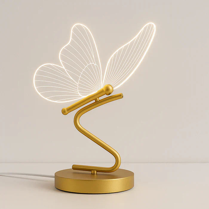 Luminária de Mesa LED Borboleta – Design Moderno