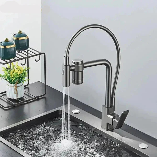 Torneira Gourmet com Filtro 3 em 1 Design Premium e Função Extensível