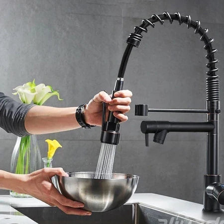 Torneira Gourmet Bico Duplo 360° Versatilidade com Estilo e Robustez