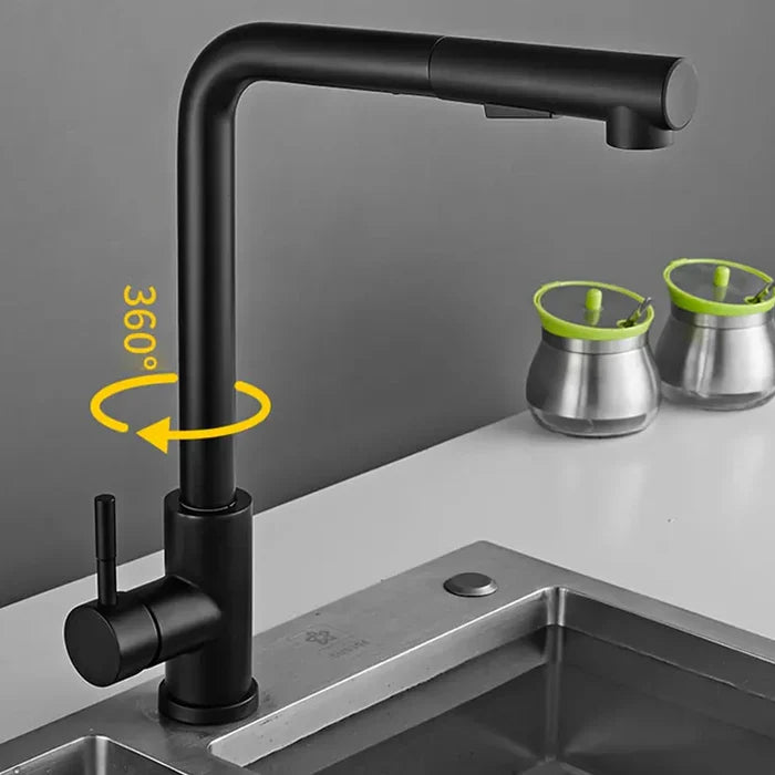 Torneira Gourmet Retrátil 360º Monocomando Sofisticação para Sua Cozinha