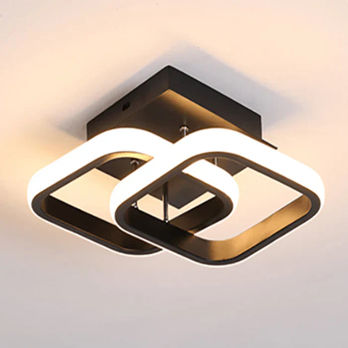 Luminária de Teto LED Moderna Design Futurista com Iluminação Inteligente