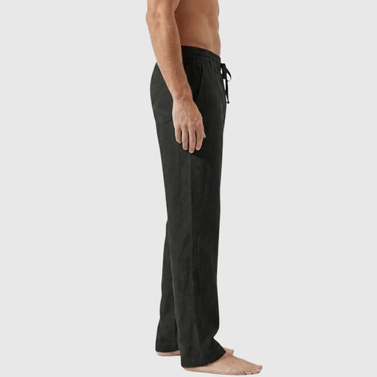 Kit 2 Calças de linho Masculina reta