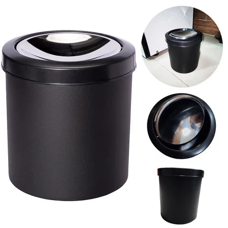 Lixeira Pia Banheiro Cozinha Tampa Basculante 5 litros