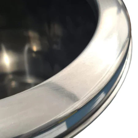 Lixeira Inox com Tampa Aro — Sofisticação, resistência e praticidade de 50 Litros