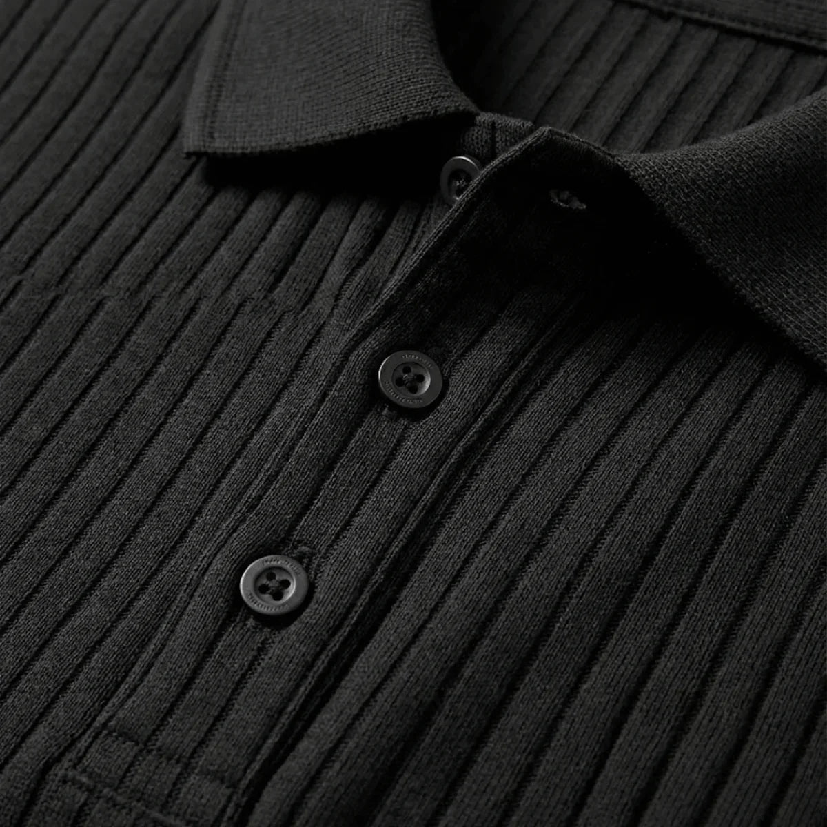Camisa polo Masculina Canelada Texturizada