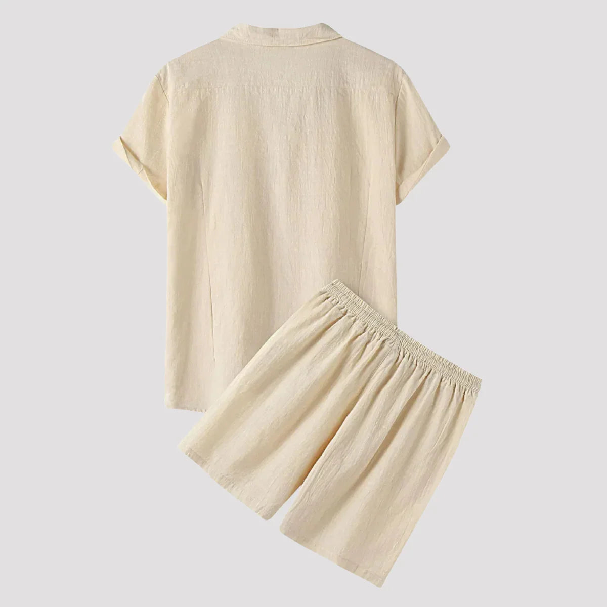 Conjunto de Praia Masculino em Linho