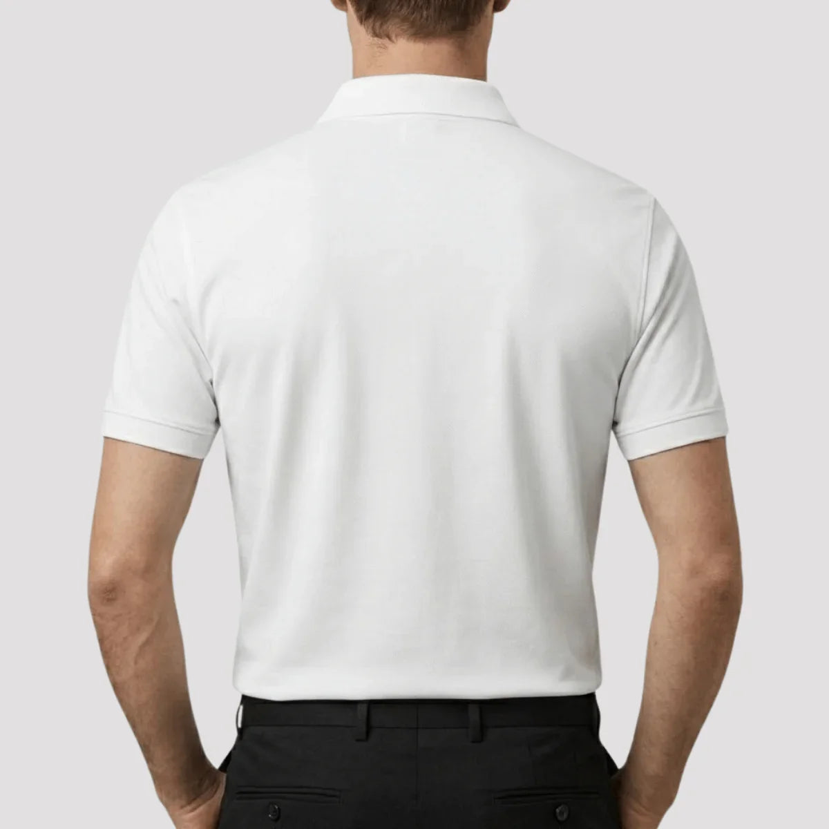 Camisa Polo Masculina em Seda