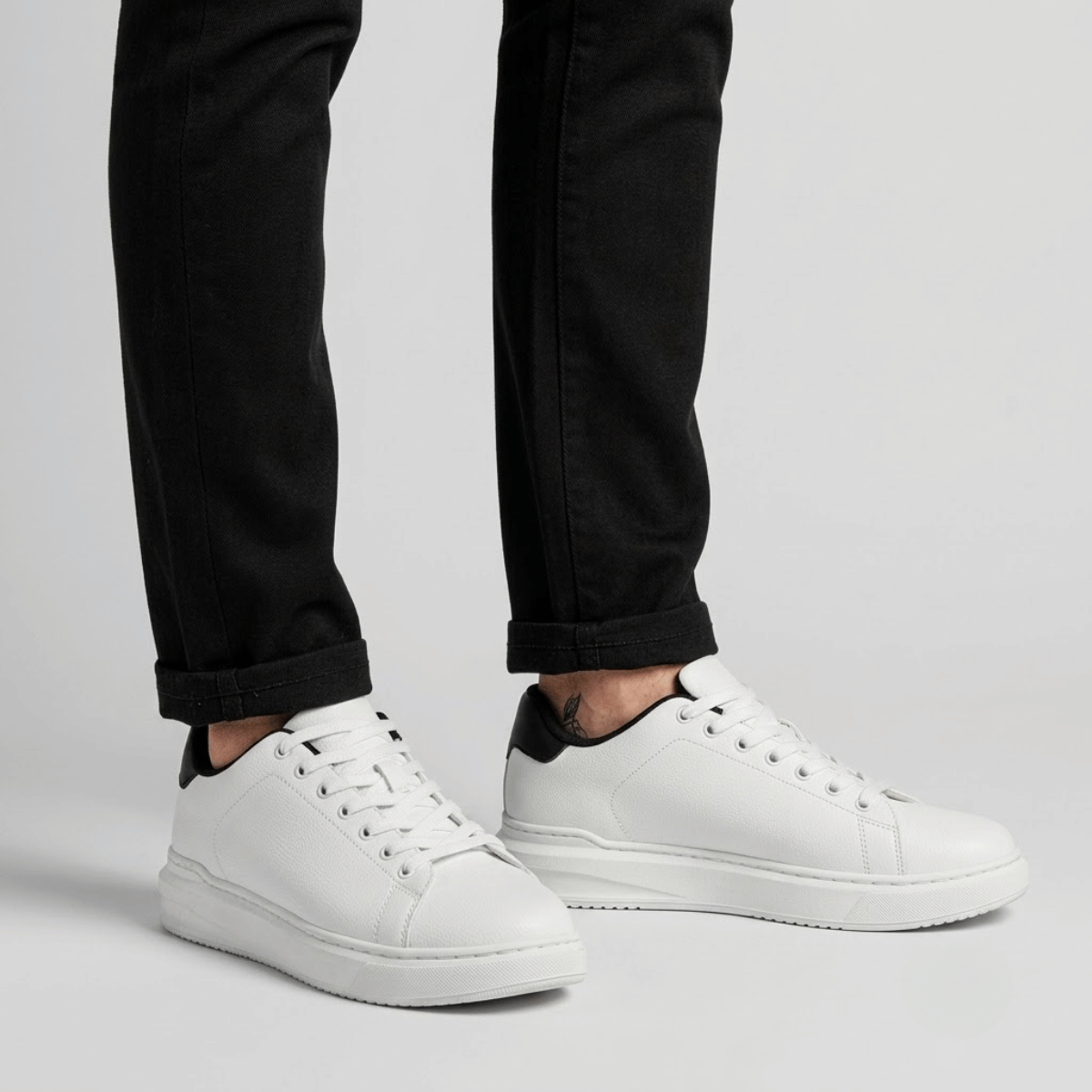 Tênis Casual Básico Masculino Branco