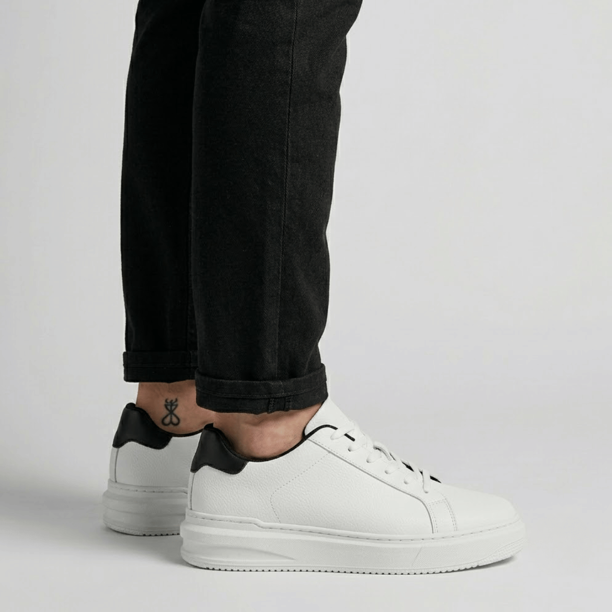 Tênis Casual Básico Masculino Branco