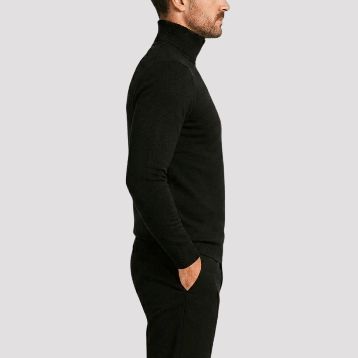 Suéter Masculino de Gola Alta