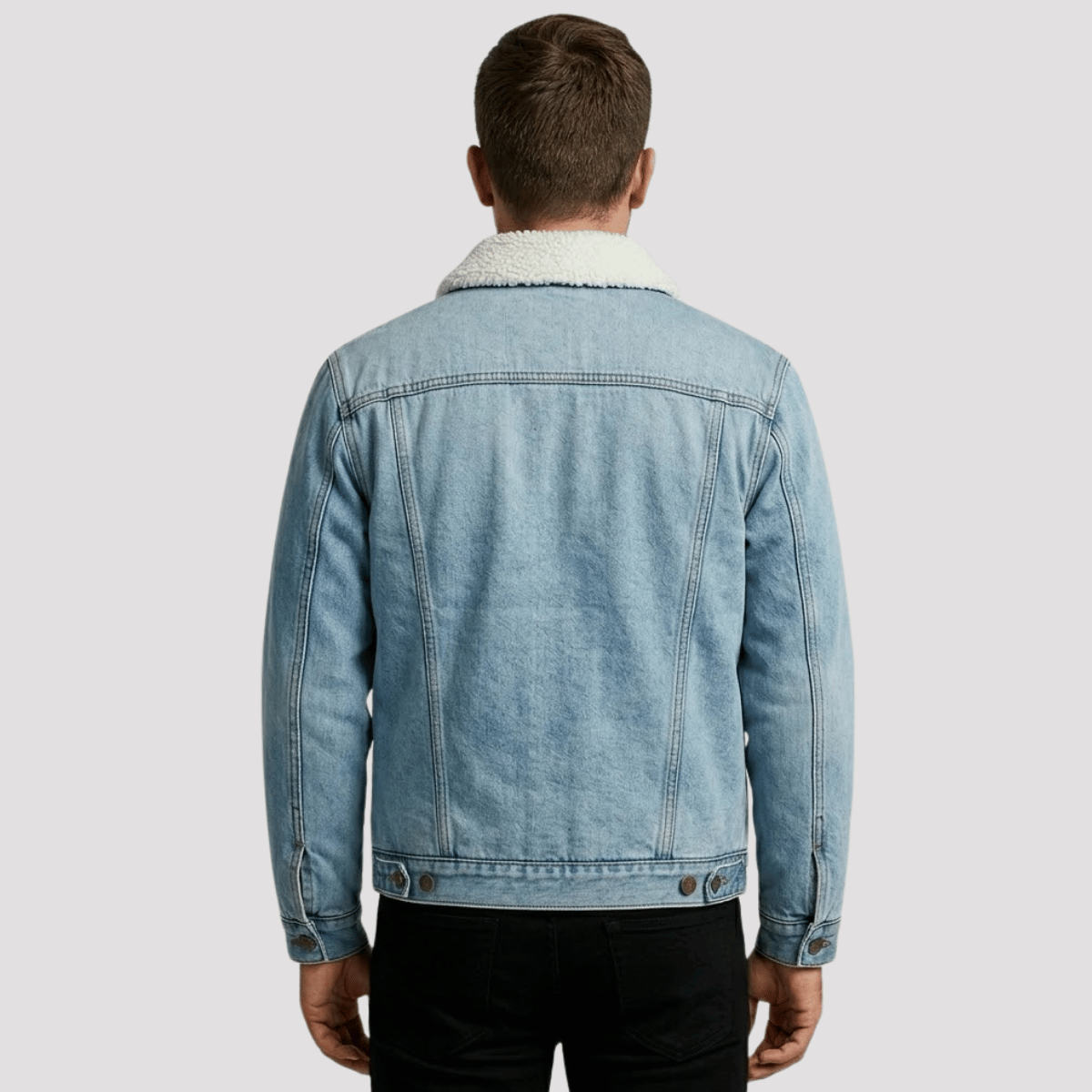 Jaqueta Jeans Masculina Forrada