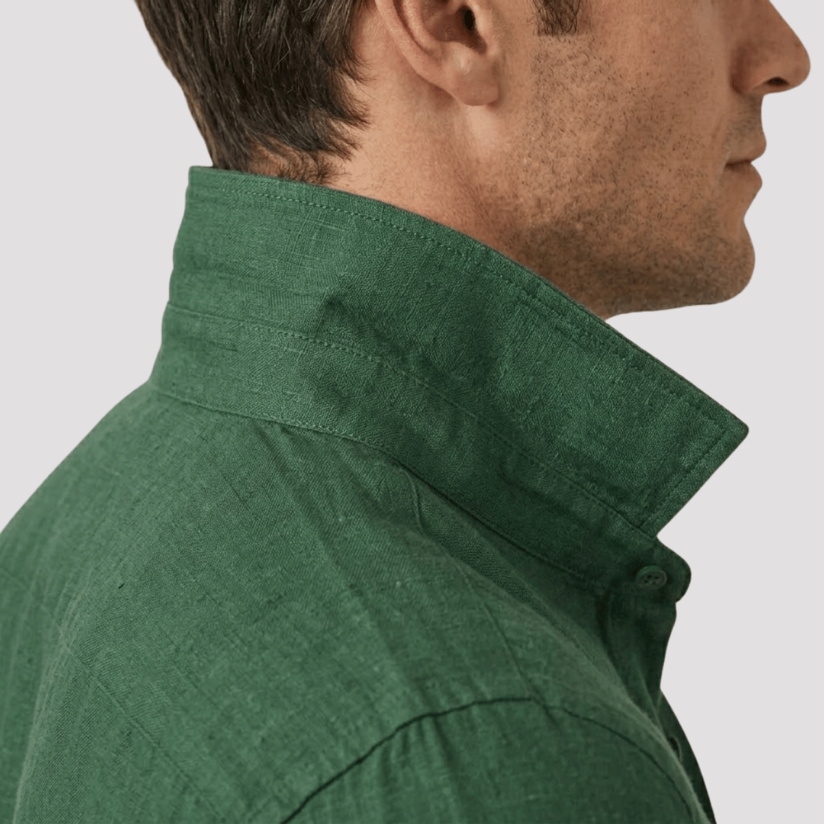 Camisa de Linho Masculina Manga Longa