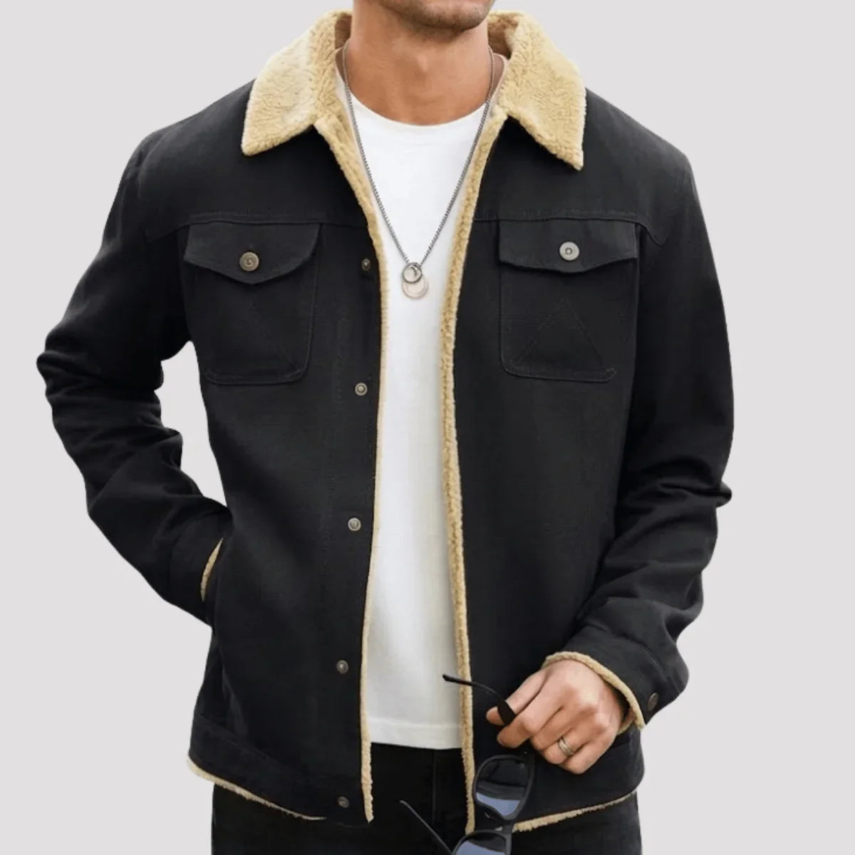 Jaqueta Masculina com Interior Forrado