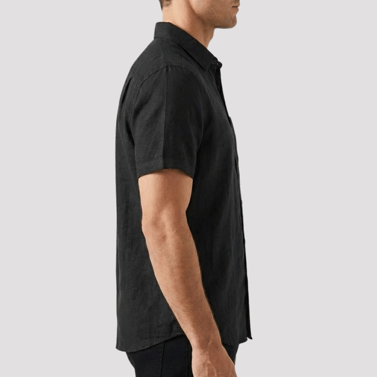 Kit 2 Camisas De Linho Lisa Masculina
