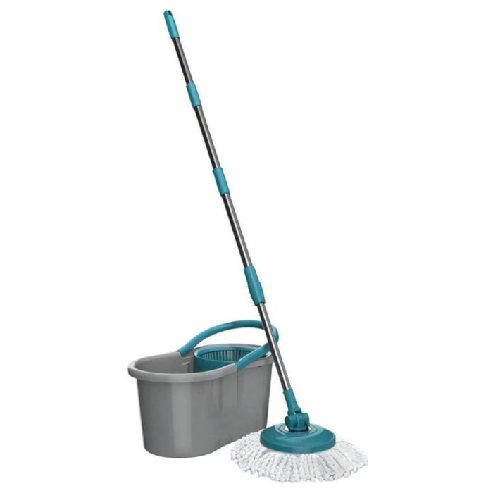 Mop Esfregão Giratório 360 com Balde e Refil Microfibra