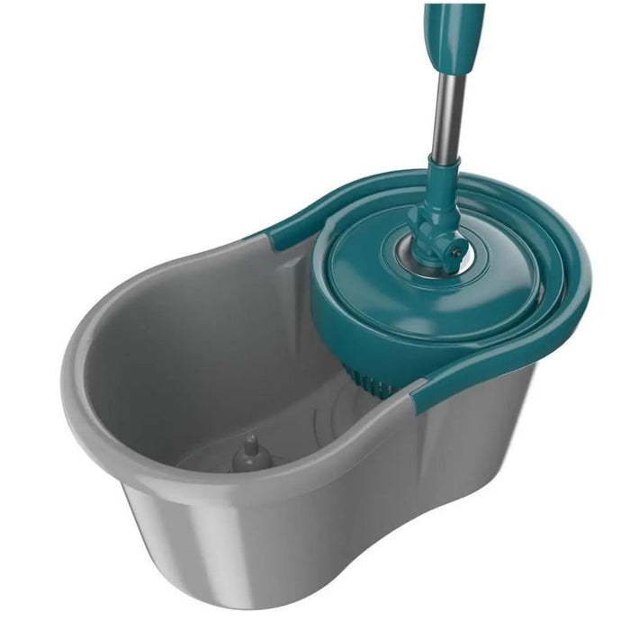 Mop Esfregão Giratório 360 com Balde e Refil Microfibra